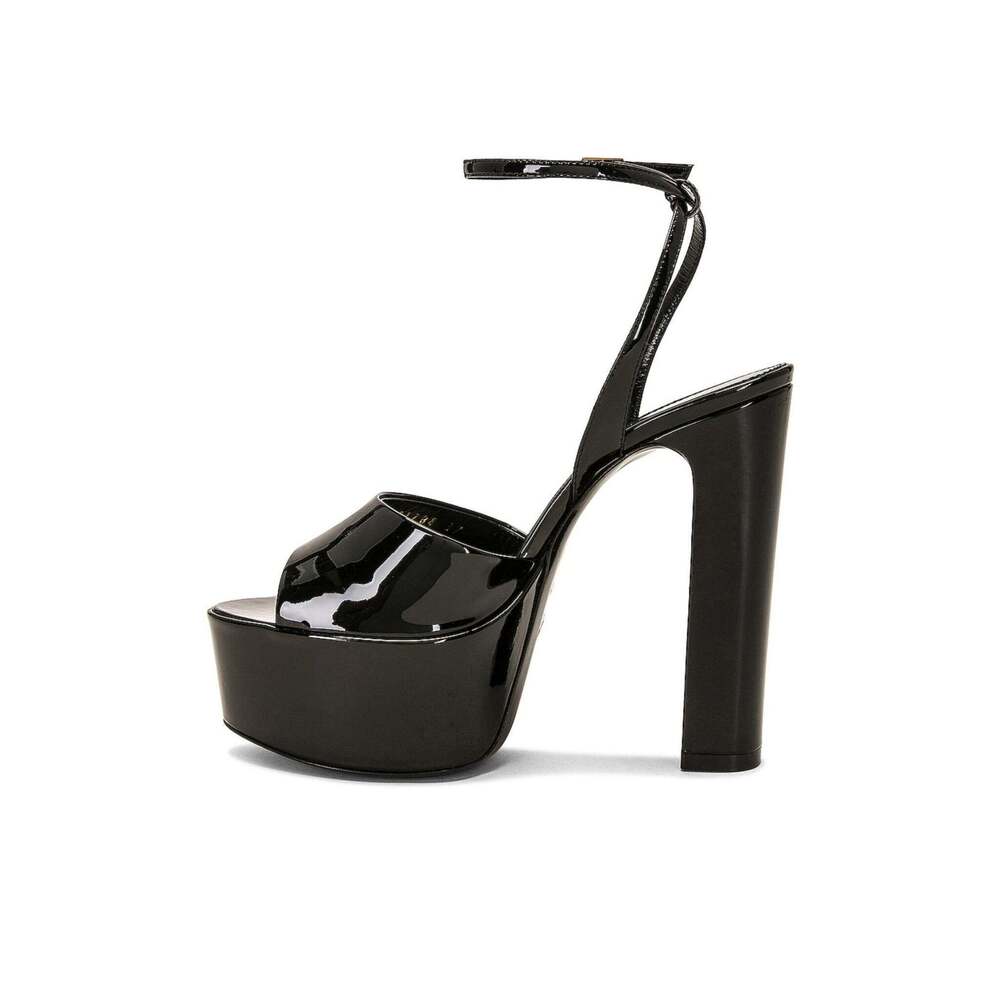 Saint Laurent - Jodie Peep Toe Platform Heels Pump - IT 40 - Picture 4 of 8